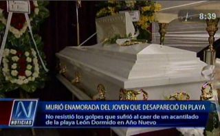 León Dormido: murió enamorada de joven desaparecido en playa