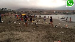 Vía WhatsApp: Agua Dulce se convierte en basural tras fiestas