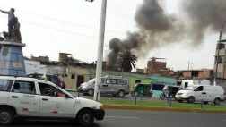 Rímac: incendio consumió 4 casas en un solar del jirón Pizarro