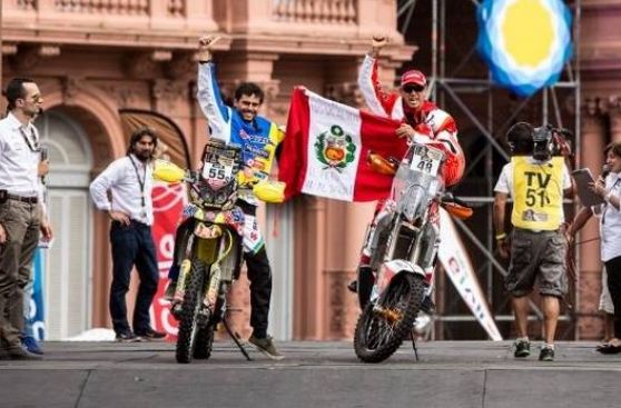 Dakar 2015: Felipe Ríos y Tato Heinrich acabaron la etapa 2