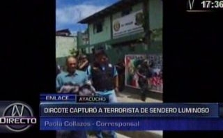 Ayacucho: cayó miembro de célula de aniquilamiento de Sendero