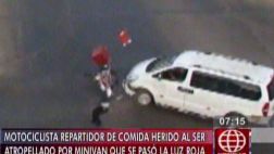 Motociclista fue embestido y voló varios metros en Bellavista