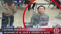 Video: desaparecido fue visto por última vez en el Jockey Plaza