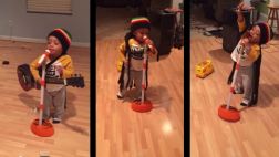 YouTube: niño de 2 años hizo la mejor imitación de Bob Marley