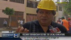 Breña: denuncian que nuevo alcalde cerrará local educativo