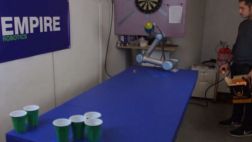 YouTube: el mejor jugador de "Beer Pong" es un robot