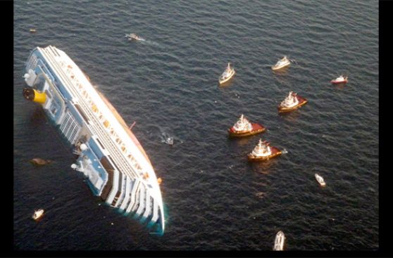 Así ocurrió: En 2012 el Costa Concordia naufraga en Italia