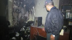 Ascope: desconocidos incendiaron municipio de Magdalena de Cao
