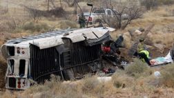 Texas: Choque de tren con bus que llevaba reos deja 10 muertos