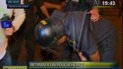 Ley juvenil: policías resultaron heridos por ataque de vándalos