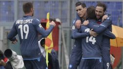 Napoli ganó 1-0 a Lazio con gol de Higuaín y escala en Serie A