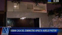 Roban vivienda de ex ministro Aurelio Pastor en San Isidro