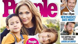 Jennifer López posó con sus hijos para la revista "People"