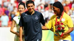 Ronaldinho a Juan Román Riquelme: "Fue un placer jugar contigo"