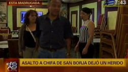 Asalto a chifa en San Borja dejó un comensal herido