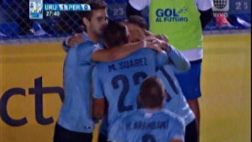 Franco Acosta marcó el 1-0 de Uruguay ante Perú (VIDEO)