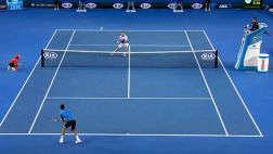 Djokovic y el magistral 'globo' que hasta Wawrinka felicitó
