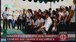 Rubén Leiva fue sepultado y su familia exige conocer la verdad