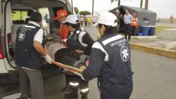 Vecinos de La Punta participaron en simulacro de tsunami