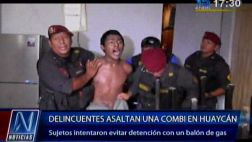 Huaycán: amenazan con estallar balón de gas para evitar captura