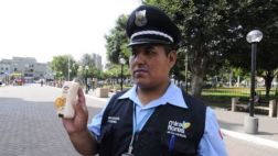 Miraflores: dieron protectores solares a trabajadores en calles