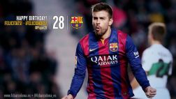 Gerard Piqué de cumpleaños: Barcelona lo saludó en Twitter
