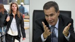 Misteriosa foto de Alberto Nisman con una marca en la cabeza