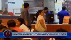 Domino’s Pizza: local de Tarapoto continúa atendiendo