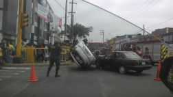 Chorrillos: choque dejó cinco heridos y ocasionó congestión