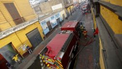 Incendio en el centro: bomberos no pudieron utilizar hidrantes
