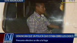Supuesto policía en estado de ebriedad provocó accidente
