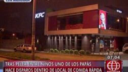 SJL: dispara en restaurante tras riña de su hija con otro niño