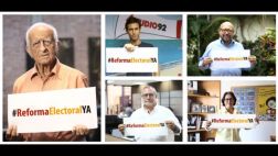 Intelectuales se suman a campaña por reforma electoral