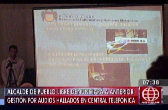 Pueblo Libre: sistema de interceptación telefónica en municipio