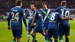 Wolfsburgo ganó 5-4 a Leverkusen en el mejor partido del año