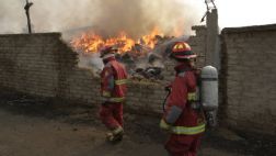 Ate: controlaron amago de incendio en depósito de algodón
