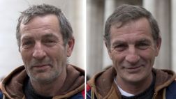 Vaticano: indigentes se bañaron y afeitaron gracias al Papa