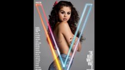 Selena Gómez posó en 'topless' para la revista "V"