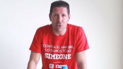 Diego Simeone protagoniza campaña contra el hambre (VIDEO)