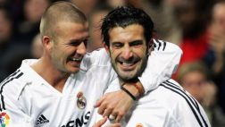 Luis Figo: David Beckham elogió su candidatura a la FIFA