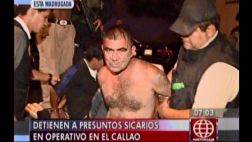 Detienen en el Callao a cuatro sujetos acusados de sicariato