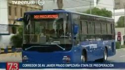 Javier Prado: consorcios piden a Pro Transporte extender plazos