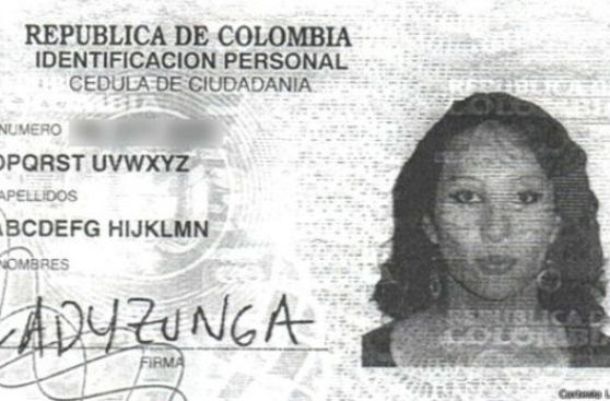 ABCDEFG, la mujer colombiana que se llama como el abecedario