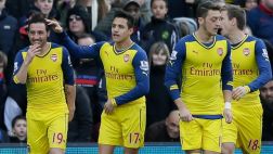 Arsenal venció 2-1 a Crystal Palace por la Premier League