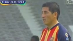 Johan Fano anotó en empate 1-1 del Águilas Doradas en Colombia