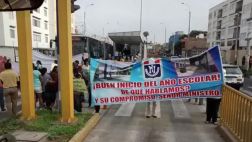 Barranco: vía del Metropolitano fue bloqueada por protesta