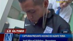 Asesino de policía Terna capturado confesó el crimen