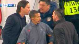 Simeone y Burgos discutieron con entrenador de Bayer Leverkusen