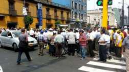 Fonavistas obstruyeron vía del Metropolitano en protesta