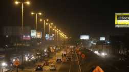 Panamericana Sur: mejora la iluminación en 10 kilómetros